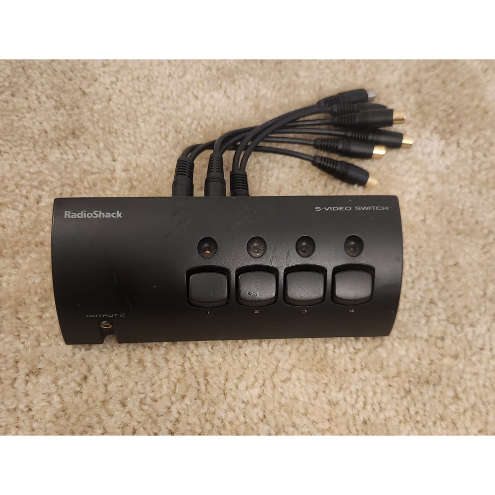 RadioShack 4-Way S-Video/AV Switch Box